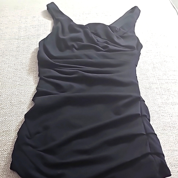Express Black Blouse With Rushes & pleates xs - Picture 1 of 8